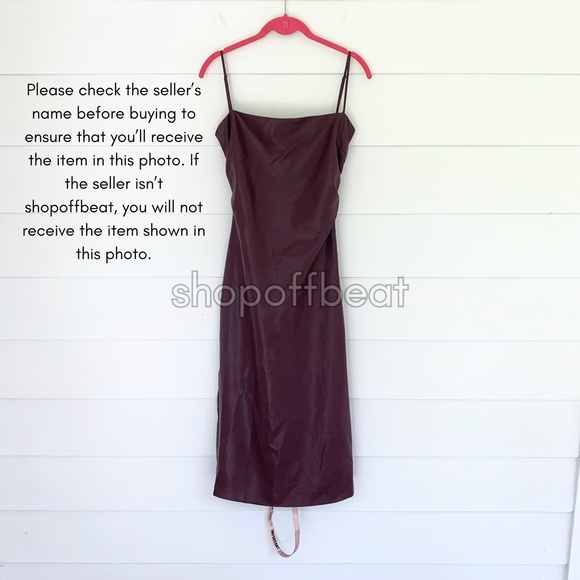 NEW House of CB Jalena Vegan Leather Lace Up Back Dress Mulberry Medium - Picture 14 of 16